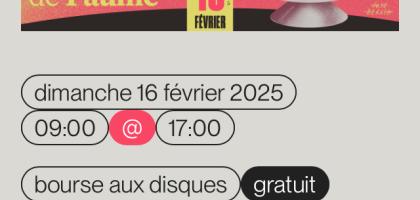 16e bourse aux disques de Blois  Vinyles, CD et collections en fête au jeu de Paume !