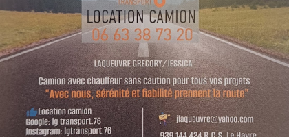 Camion de déménagement Locakase Le Havre